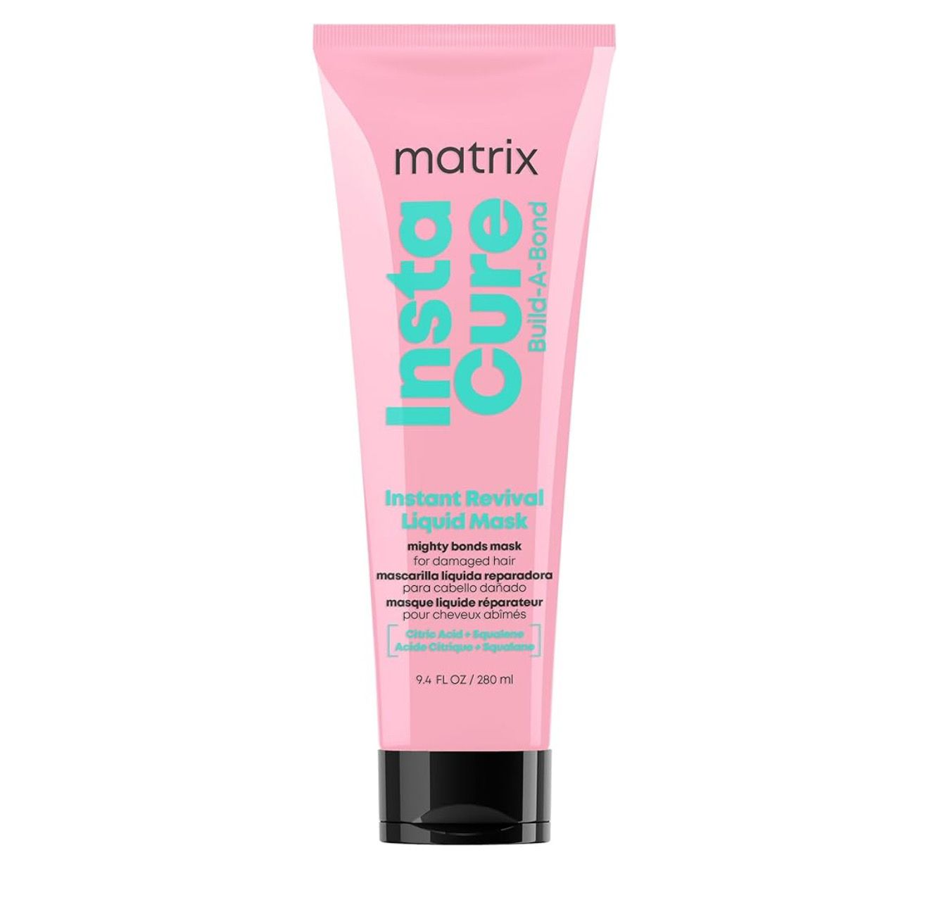 Matrix Instacure Build-A-Bond Instant Revival Liquid Mask | Bonding Care | Repairs Very Damaged Hair | Citric Acid & Squalane | Strengthens, Softens & Smooths | Vegan