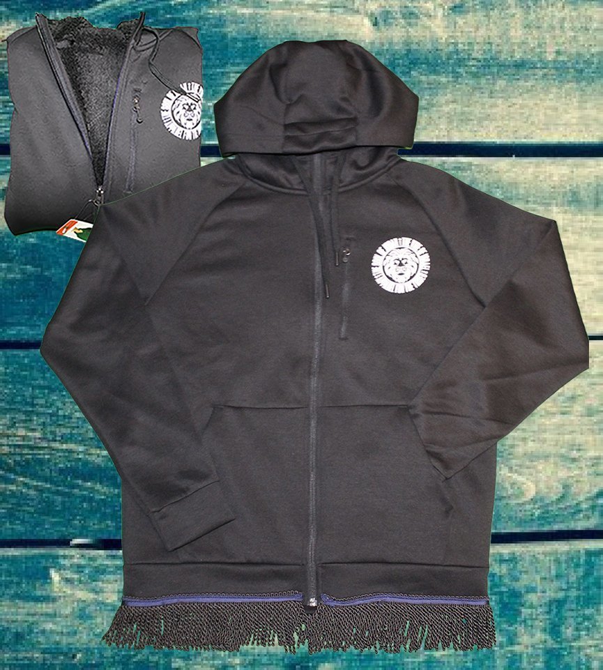 Hebrew Israelite LE Hoodie Black Fringed