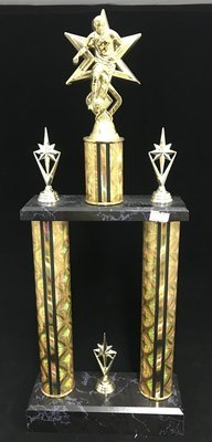 2 Post Trophy, 24" FREE SHIPPING