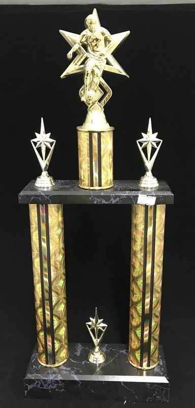 2 Post Trophy, 24&quot; FREE SHIPPING