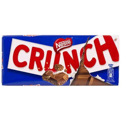 NESTLE CRUNCH chocolate con arroz inflado crujiente tableta 100 g