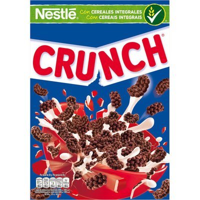 NESTLE CRUNCH cereales de desayuno con chocolate paquete