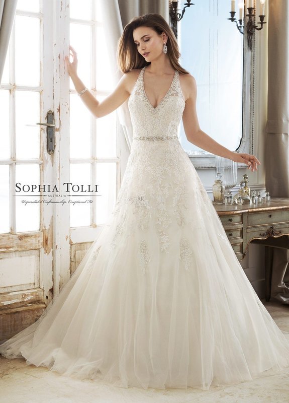 SOPHIA TOLLI "Kali" Wedding Gown - SZ 6