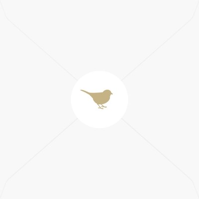Stickers de naissance oiseau doré pour fille Stickers de naissance oiseau doré pour fille