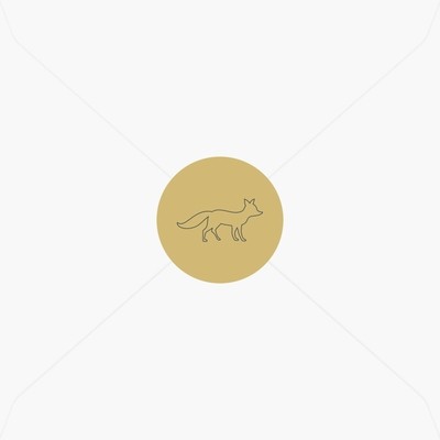 Stickers de naissance renard chic pour garçon Stickers de naissance renard chic pour garçon