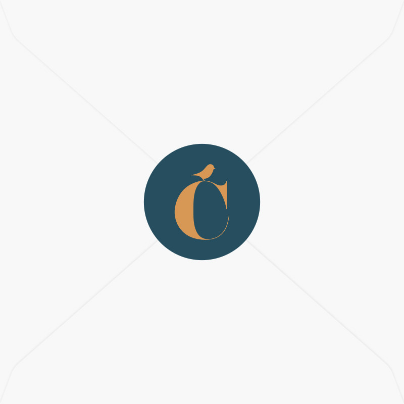 Stickers de naissance lettre prénom et petit oiseau