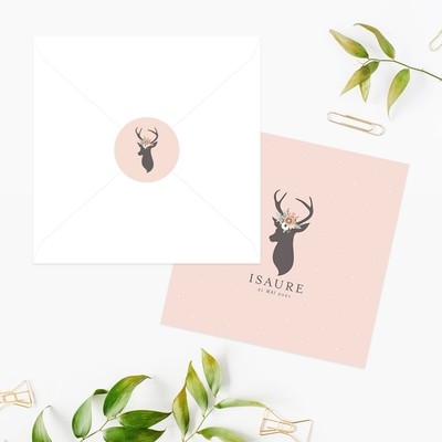 Stickers naissance pour Fille