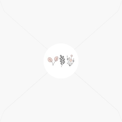 Stickers de naissance petites brindilles pour fille Stickers de naissance petites brindilles pour fille