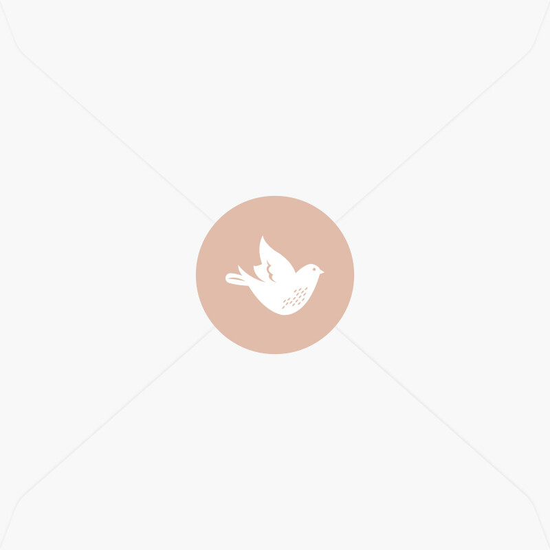 Stickers De Bapteme Jolie Petite Colombe Happy Corner