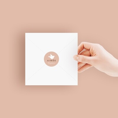 Stickers baptême pour Fille