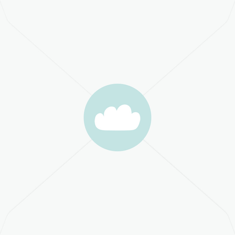 Stickers de baptême petit nuage pour garçon Stickers de baptême petit nuage pour garçon