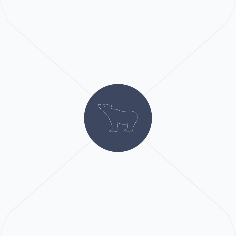 Stickers de naissance animaux de la forêt, Choisissez votre mise en page: Ours brun