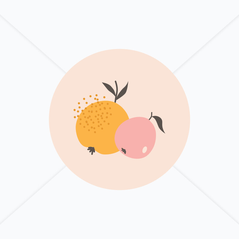 Stickers de naissance pommes