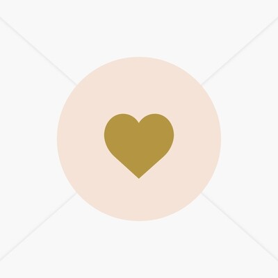 Stickers de naissance petit cœur pour faire-part marinière