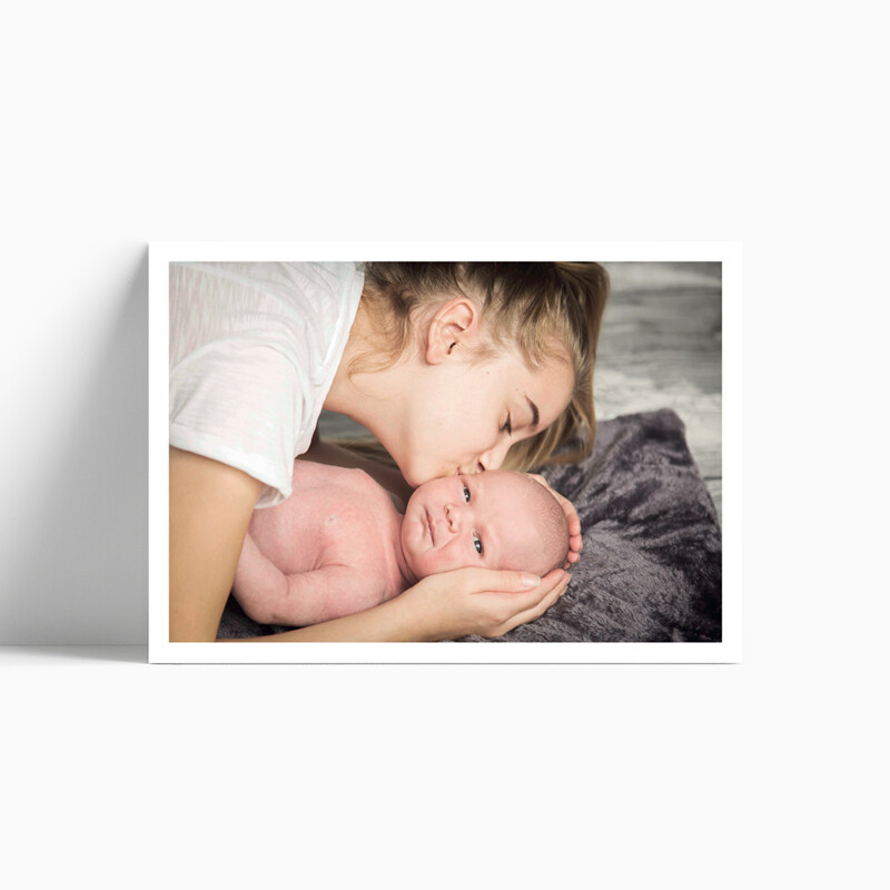 Carte de remerciement naissance bottes de pluie (carte postale)