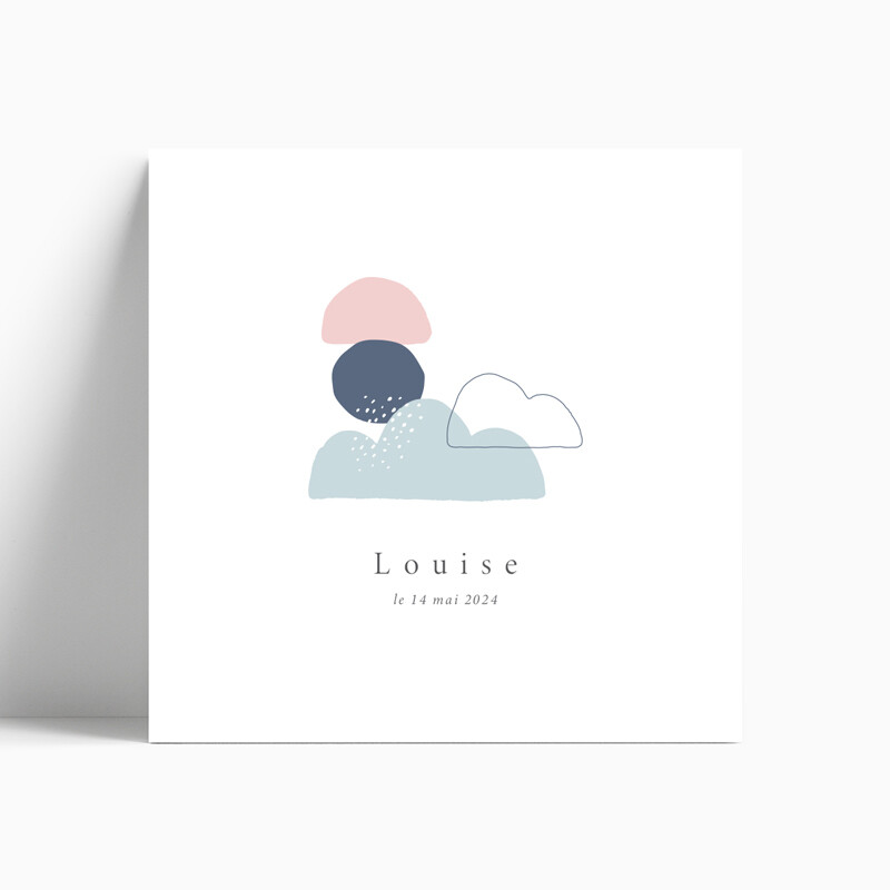 Faire-part de naissance Nuages Célestes