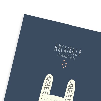 Faire-part de naissance illustration