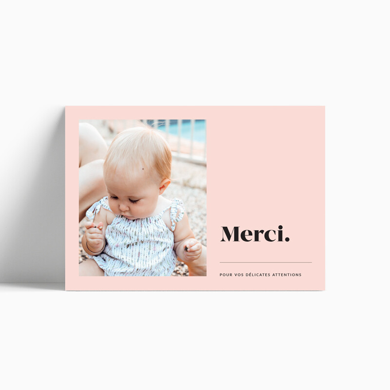 Carte de remerciement Innocence (paysage)