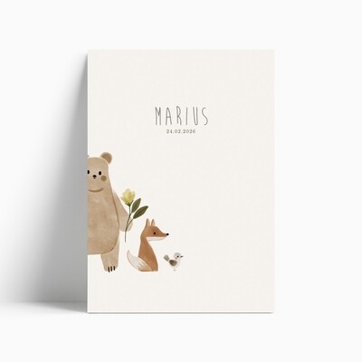 Faire-part de naissance Les Compagnons Faire-part de naissance Les Compagnons