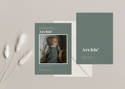 Faire-part de naissance