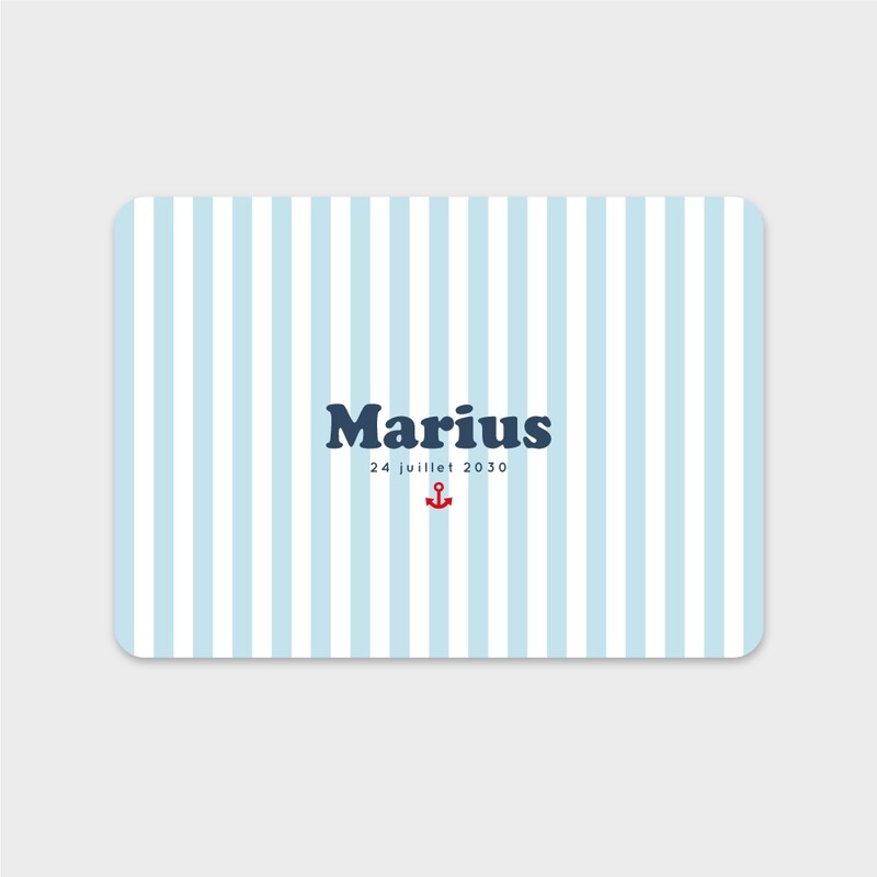Faire-part de naissance Petit Marin