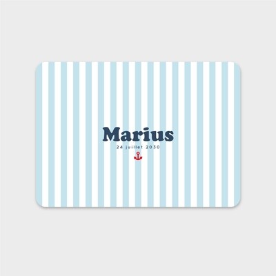 Faire-part de naissance Petit Marin