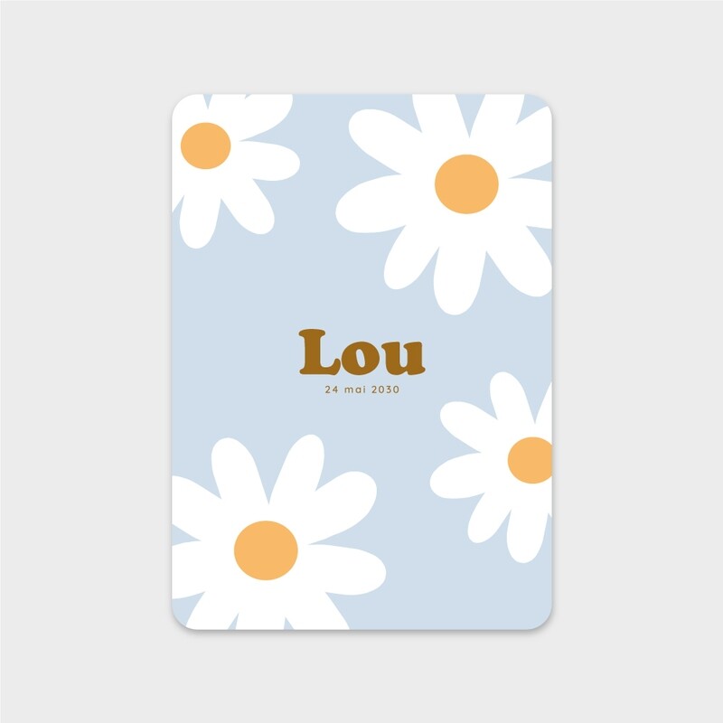 Faire-part de naissance Marguerites