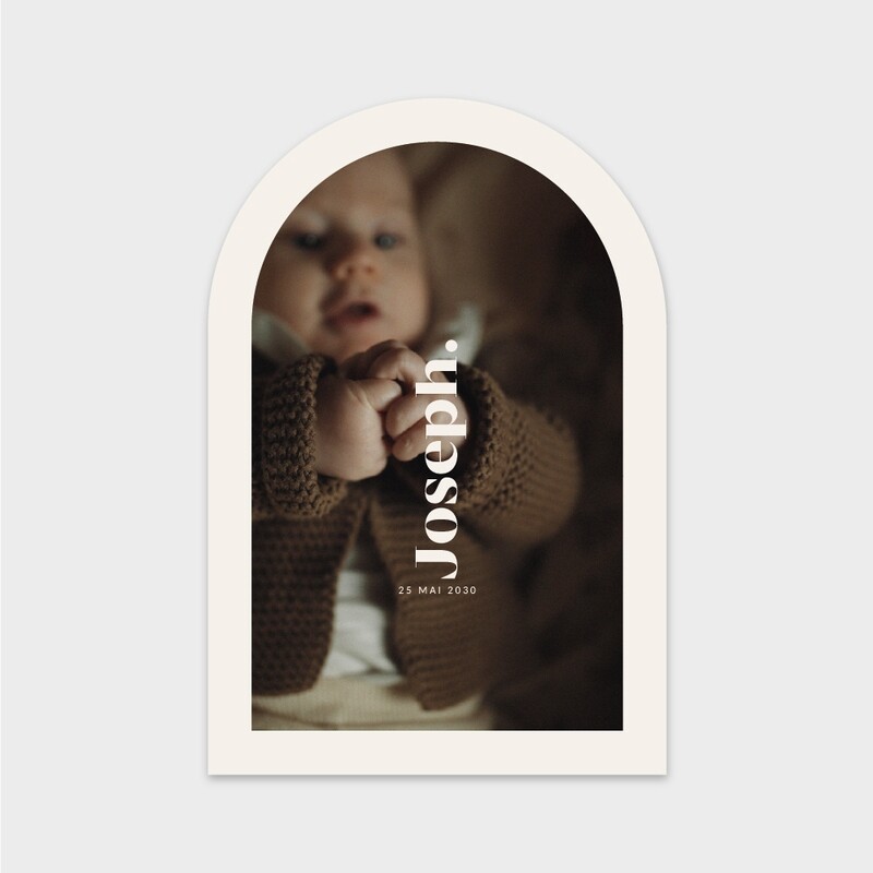Faire-part de naissance Tendre Moment (arche)