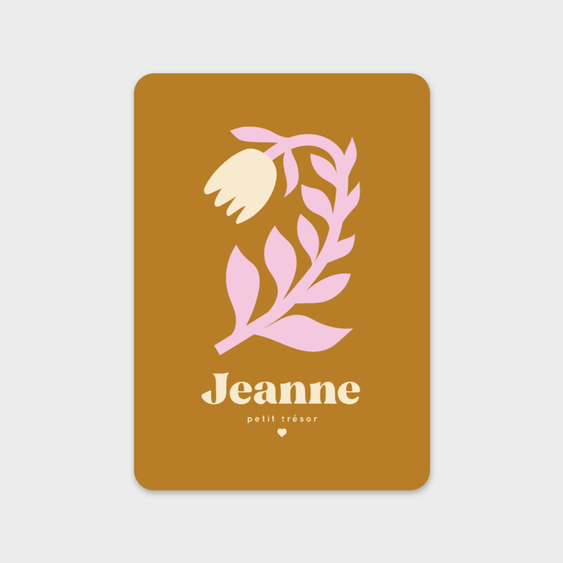 Faire-part de naissance Bloom