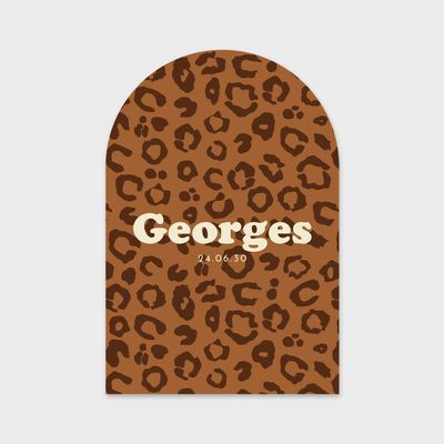 Faire-part de naissance Groarr ! (arche)