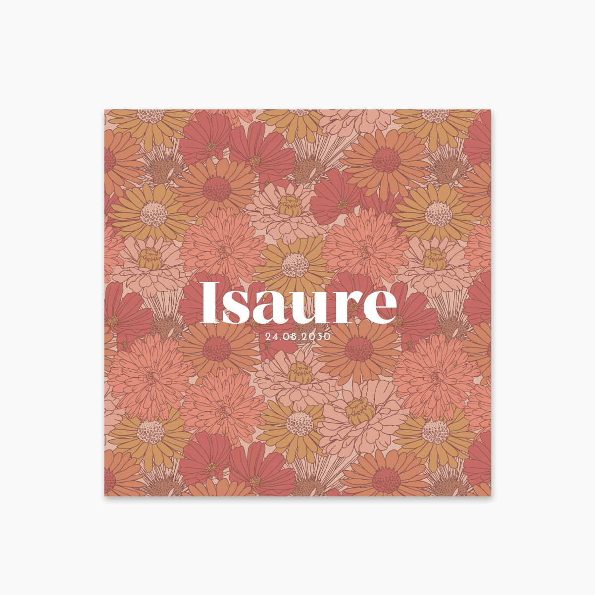 Faire-part de naissance Isaure