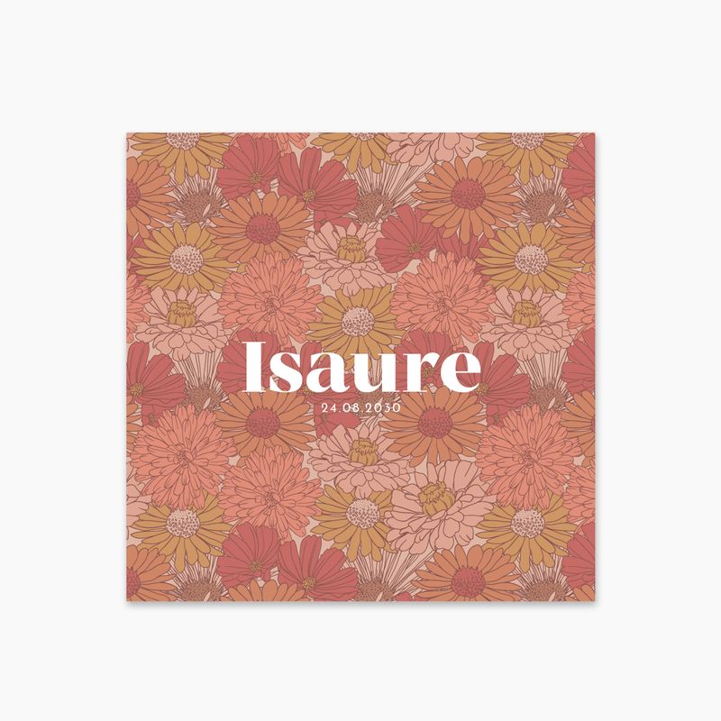 Faire-part de naissance Isaure