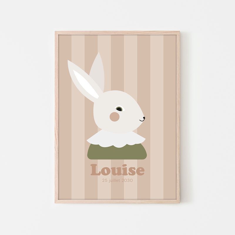 Affiche prénom à personnaliser &quot;Lucette&quot;