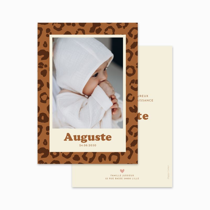 Faire-part de naissance Groarr ! (photo)