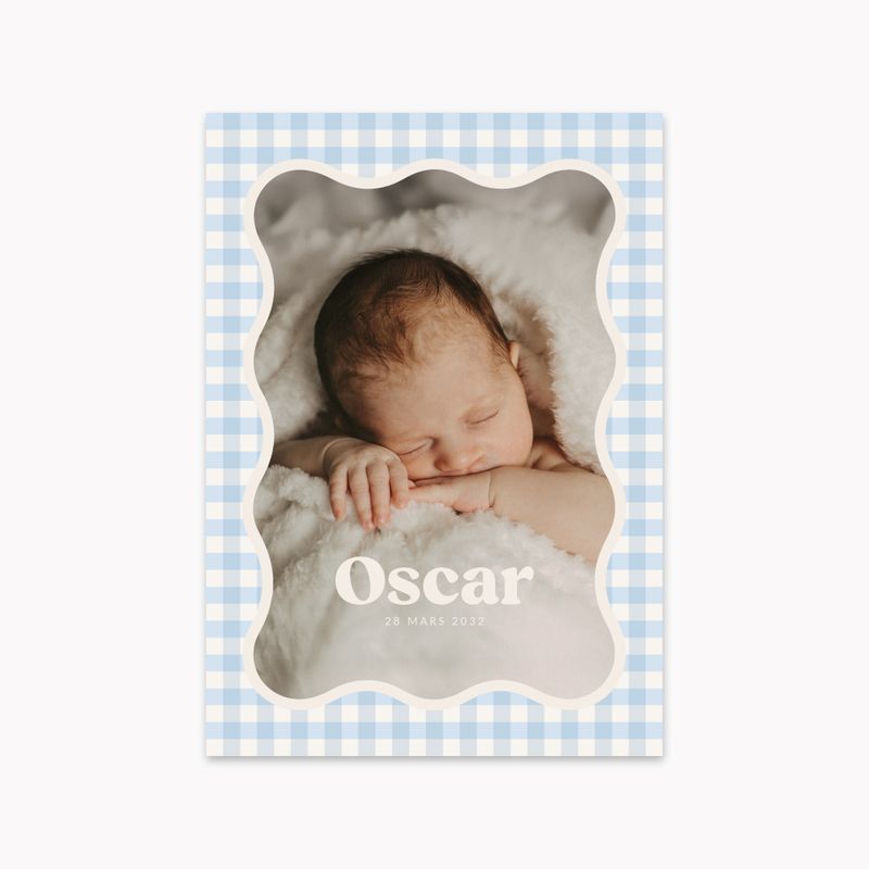 Faire-part de naissance vichy photo