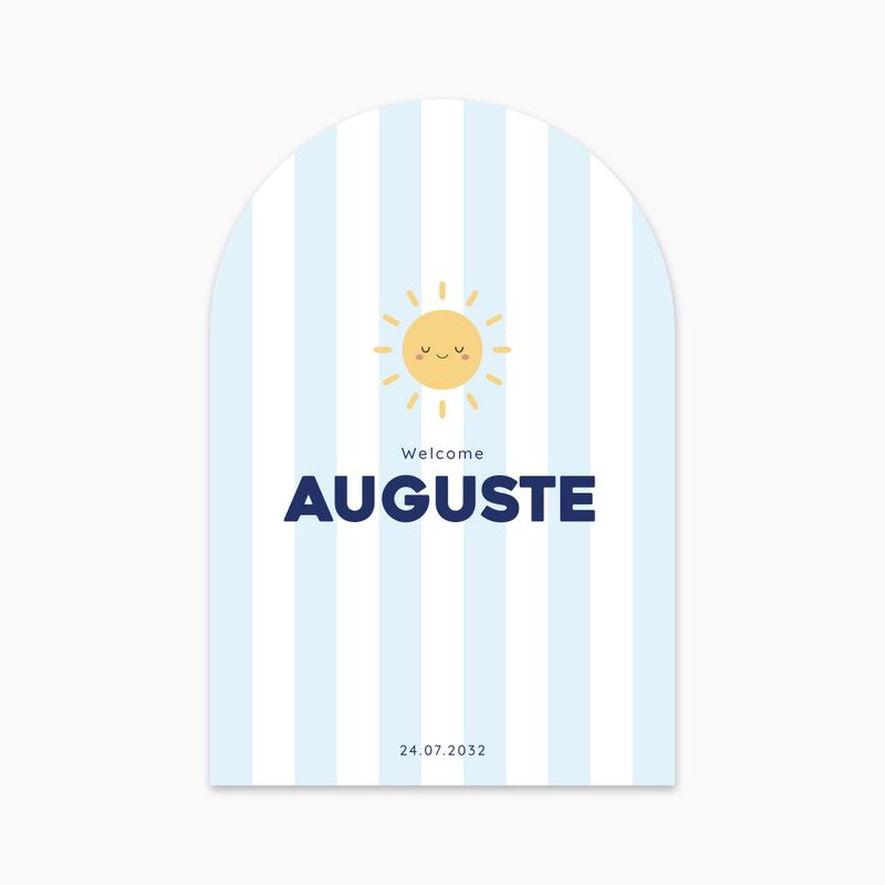 Faire-part de naissance rayon de soleil
