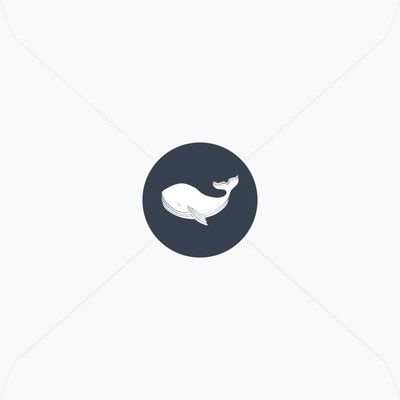 Stickers de naissance petite baleine pour garçon Stickers de naissance petite baleine pour garçon