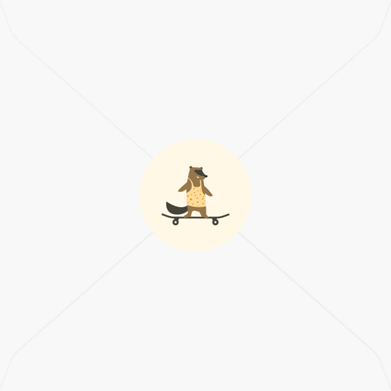 Stickers de naissance les petits skateurs