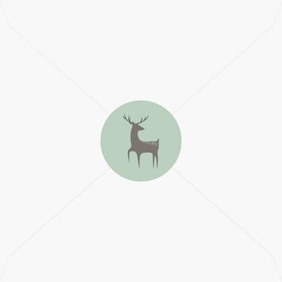 Stickers de naissance jeune cerf pour garçon Stickers de naissance jeune cerf pour garçon
