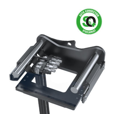 SQ Adapterplatta S50, S60, S70, S80, S90  för intern slangdragning