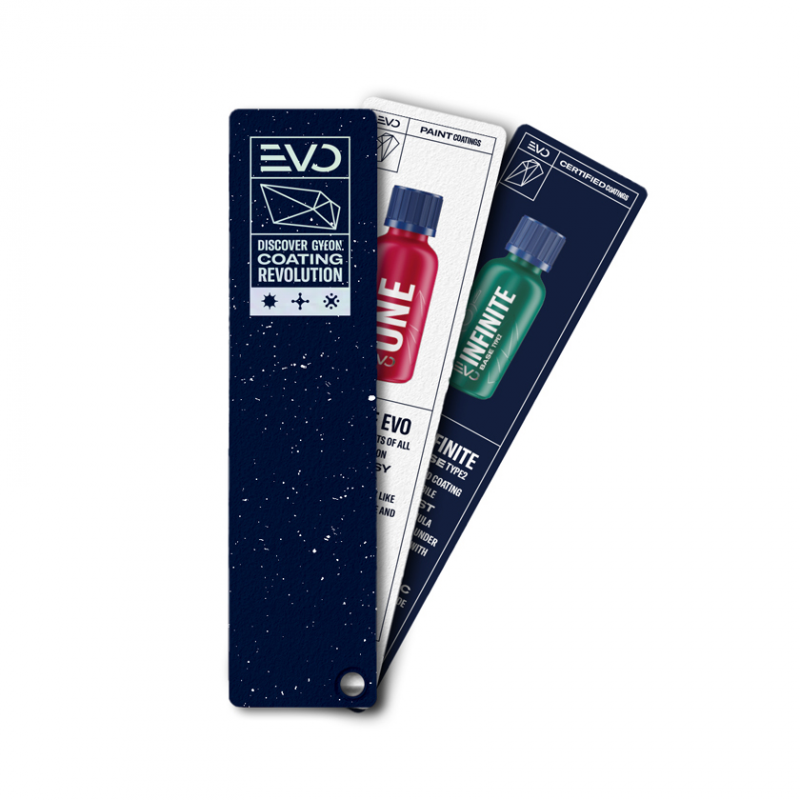 GYEON EVO coatings leaflet - sampler