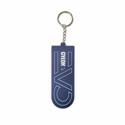 RUBBER KEY RING - EVO navy blue / llavero