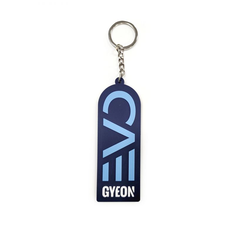RUBBER KEY RING - EVO blue / llavero