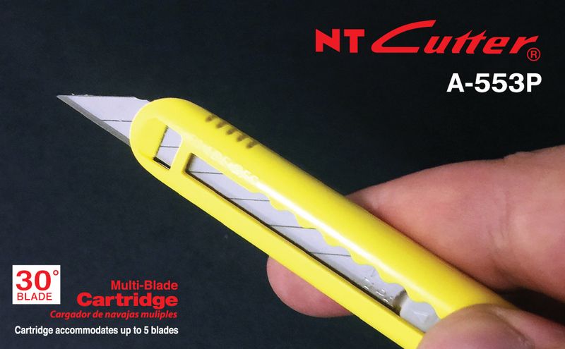 NT Cutter Yellow Multi-Blade Knife 
