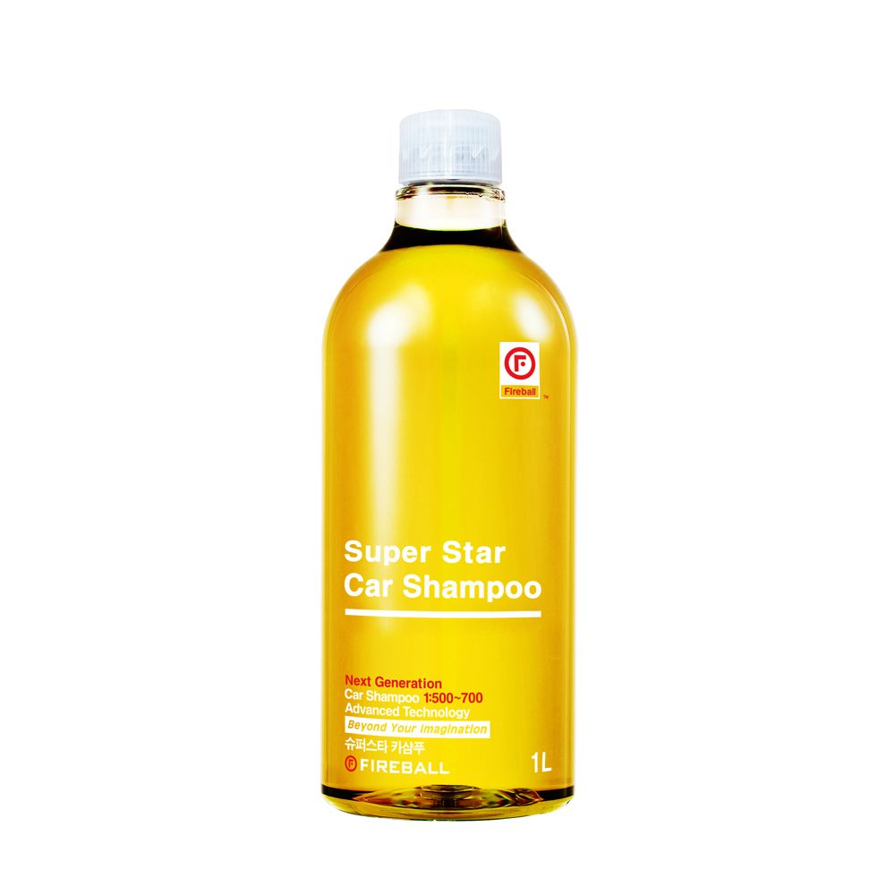 FIREBALL SUPER STAR CAR SHAMPOO YELLOW-1000ML