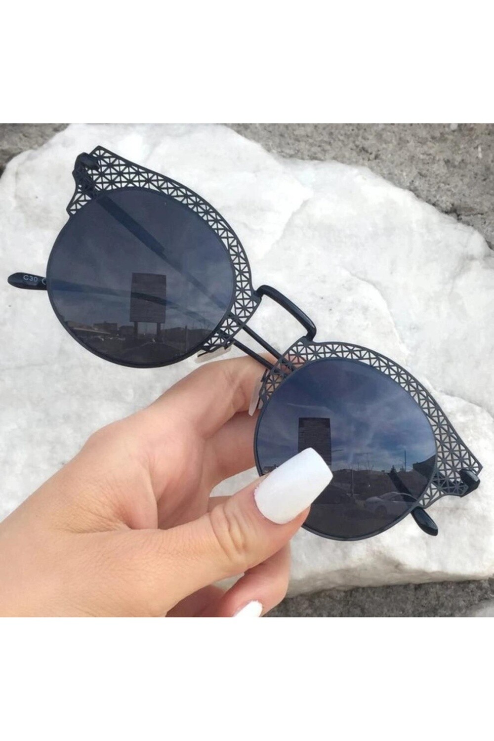 Angel Sunglasses, Color: Black Matte/Black Lens