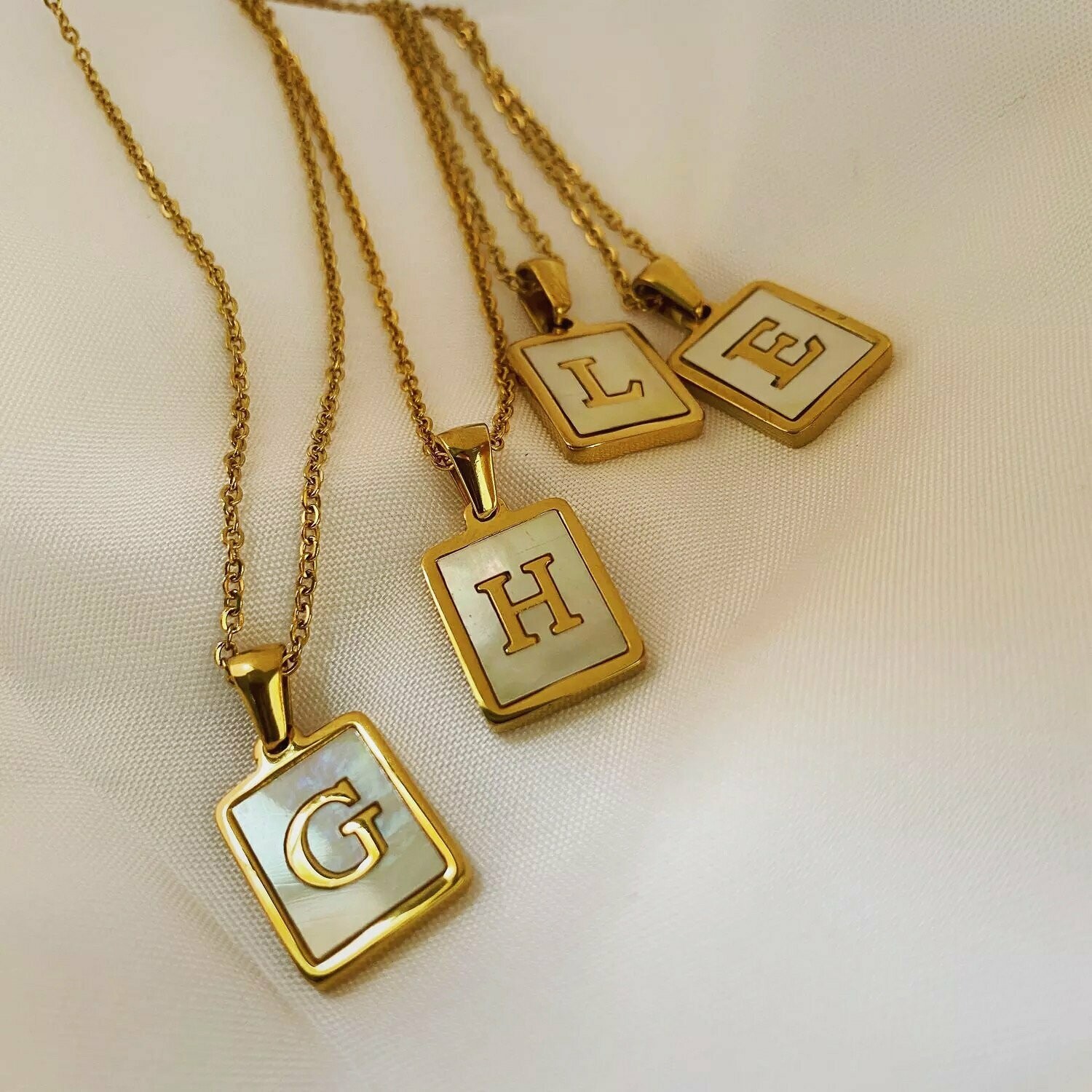 Pearla Initial Necklace