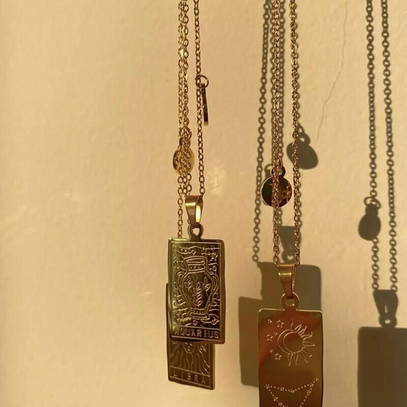 Zodiac Tablet Necklace