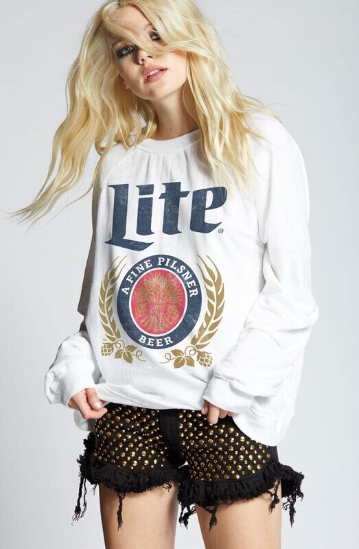 Miller Lite Burnout Sweatshirt