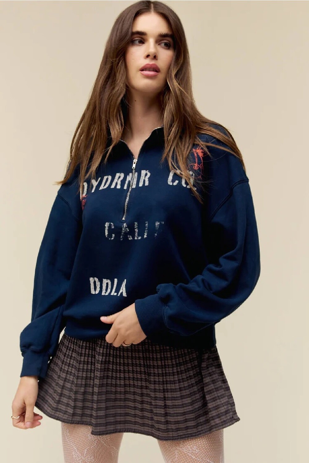Daydreamer Doodles Half Zip